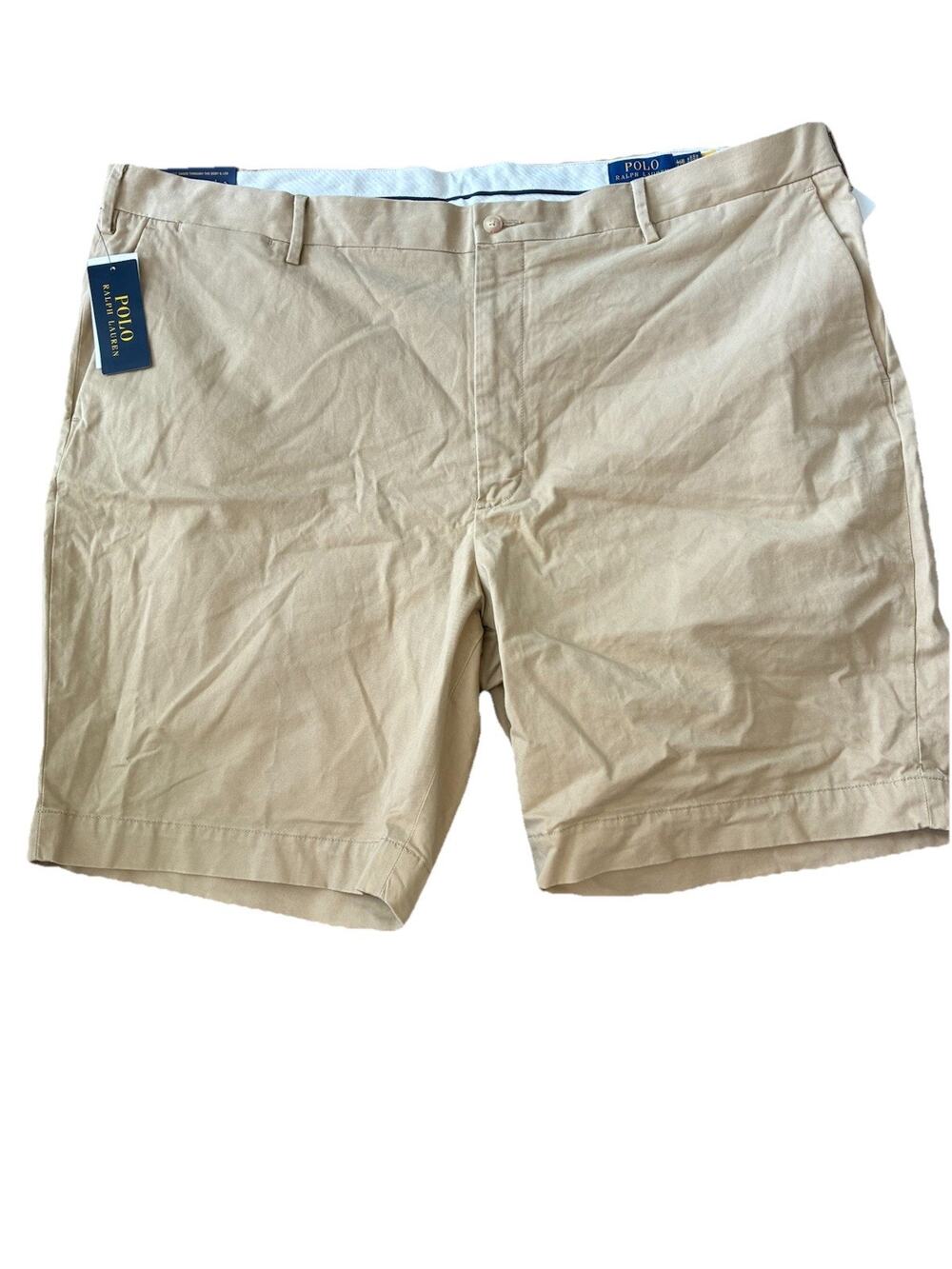 POLO RALPH LAUREN Classic Stretch Fit 9” Beige Men’s 46B BIG NWT